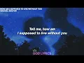 Michael Bolton - How Am I Supposed to Live Without You (Lyrics)
