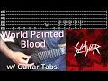 How to play World Painted Blood w/Tabs! - Slayer