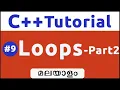 do while Loops In C - Malayalam