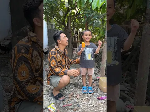 bapak buatin es krim untuk mauza