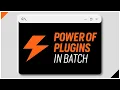 The Power of using plugins in batch CMD Plugins Advanced Notepad Tricks