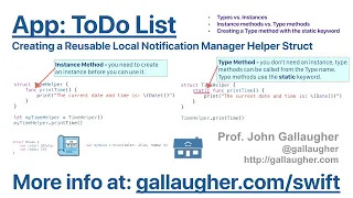 Ch 5 15 Reusable code with a helper struct static methods