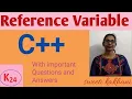 Reference variable in C