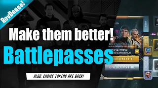 What is valuable in a battlepass Star Trek Fleet Command Survey Choice Tokens are returning