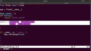 Writing a web server with Python Flask