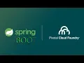 Pivotal Cloud Foundry Deploy Spring Boot - PCF