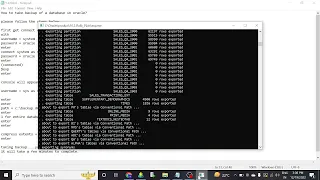 How to Take complete backup of entire database in oracle