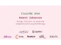 Using Clojure to provide computerized psychotherapy - Robert Johansson
