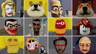 ESCAPE POMNI RUNNING   VS ESCAPE DR HOUSE , ESCAPE RUNNING TOILET