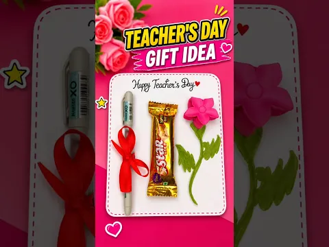 Happy Teachers day special craft💐/ Easy diy teacher,s day craft for kids #shorts #happyteachersday