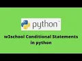 w3school Conditional Statements