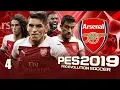 EUROPA LEAGUE!! | PES 2019 ARSENAL MASTER LEAGUE #4 (PC 60fps Gameplay)