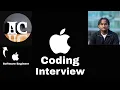 Mock Apple Coding Interview with an Apple Software Engineer