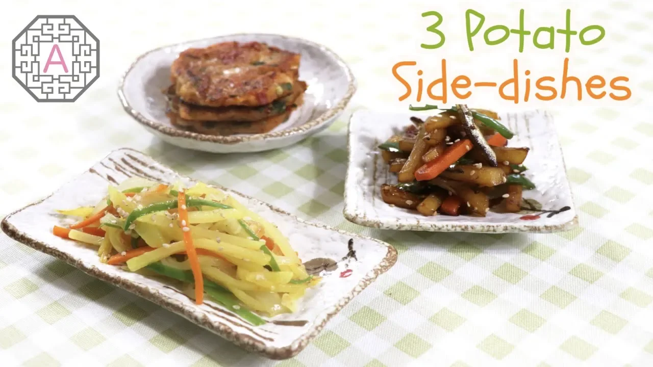 3 Korean Side Dishes Series #6 - Potato (, BanChan)   Aeri