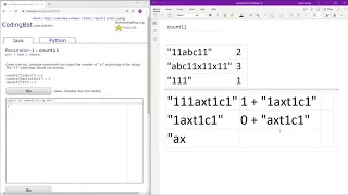 Recursion - 1 count11 Java Solution Codingbat com