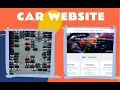 Responsive Car Rental Website Using HTML CSS and Javascript
