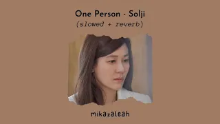 Download solji - one person (slowed \u0026 reverb) MP3