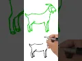 Easy Goat drawing ideas