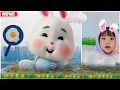 Qania and Super Cute Fat Rabbit | Si embul kelinci lucu bikin ngakak part 12