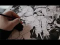 Drawing a Comic Book Cover - Teenage Mutant Ninja Turtles