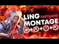 Download Lagu LING MONTAGE Eps 20 • INSANE FASTHAND COMBO \u0026 FREESTYLE KILL • Top Global Ling Mobile Legends