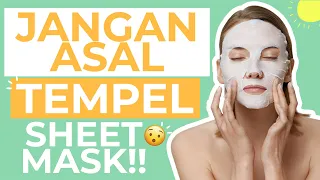 Download SERING DIABAIKAN! 8 Cara Menggunakan Sheet Mask Agar Hasil Maksimal! MP3