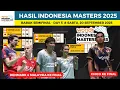 Download Lagu Hasil Semifinal Indonesia Master 2025 hari ini ~Chico ke final ~ Wakil Denmark dan Malaysia ke Final