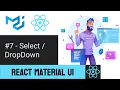 Select Drop down Menu Options With React Material UI