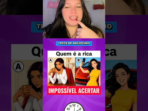 IMPOSSÍVEL VOCÊ ACERTAR! #quiz #humor #shorts