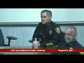 Lynchburg Police Dept Accreditation Public Hearing August 9 2021