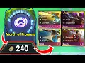 March of Progress 240 Gold for Hyper Roller at lv 8