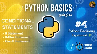 Conditional Statements in Python Decision Making Explained in Tamil