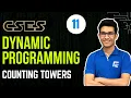 DP-11 Counting Towers Problem Solving Competitive Programming DSA CSES