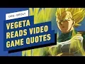 Dragon Ball Super Broly - Vegeta Reads Game Quotes Christopher Sabat