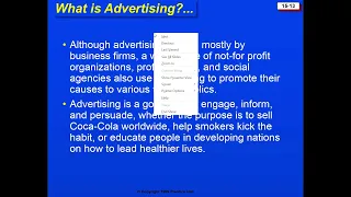 Casharka 2aad What is Advertising Chapter 15 Marketing