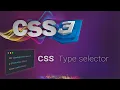CSS for beginners 03 Type selector