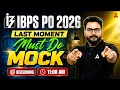 IBPS PO 2026 Last Moment Must Do Mock Reasoning Full Mock Test Saurav Sir