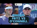 Taylor Fritz Battles Christopher O Connell Cincinnati 2026 Match Highlights