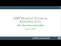 2021 OSEP Special April Technical Assistance Call DMS 2 0 April 22 2021