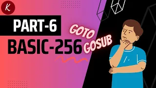 GOTO and GOSUB BASIC-256 Part 6 On-Request KnockLedge