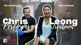 Master Chris Leong helps this korean lady with her knee problem | See before and after