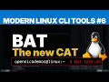 Modern Linux CLI Tools BAT the new CAT with wings