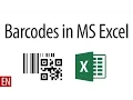 Create Barcodes in Excel Barcode Add-In