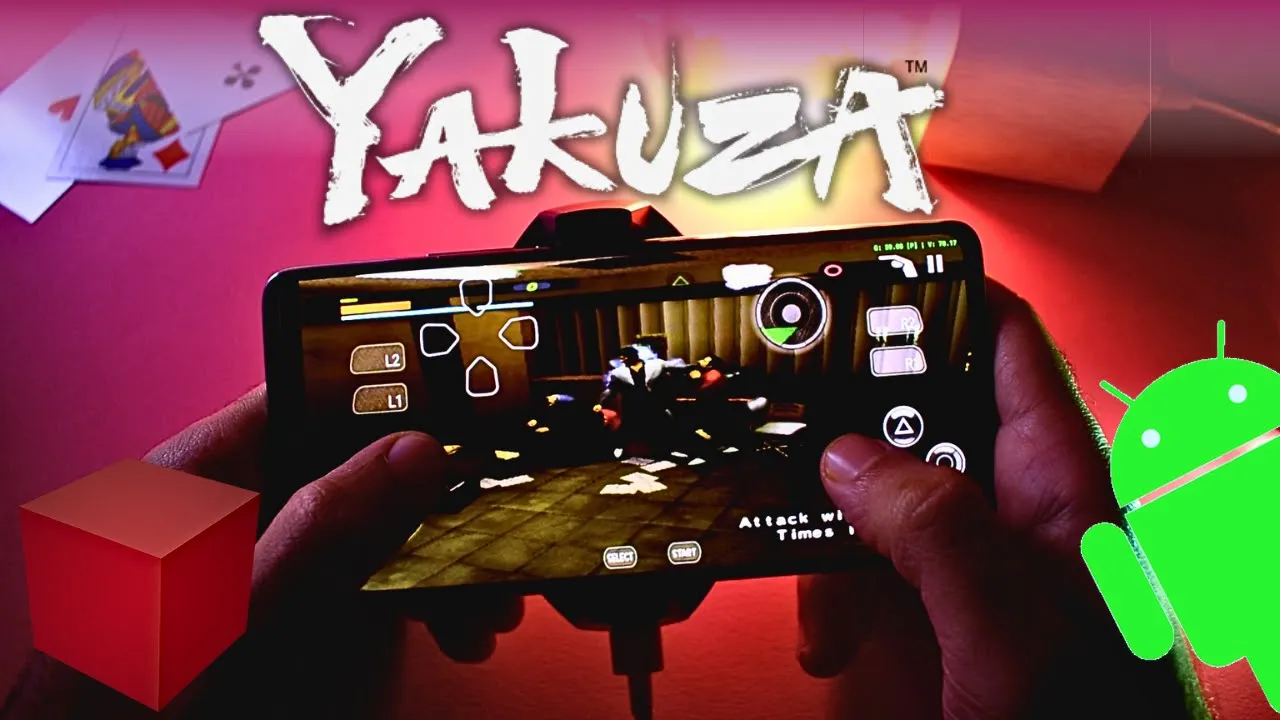 Yakuza Android Gameplay | PS2 Emulator Android | Nethersx2 Android