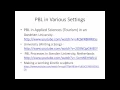 Session 2-3 PBL in Various Settings II 2015