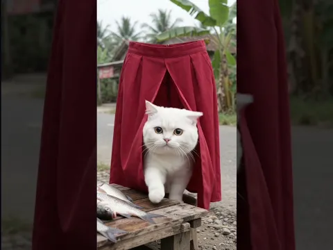 bikin kaget😭😓 #shorts #kucing  #kucingoyen #trending #viral