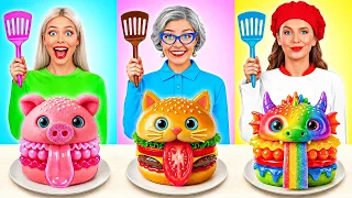 Reto De Cocina Yo vs Abuela En la Isla | Trucos y Recetas Increíbles de Multi DO Challenge