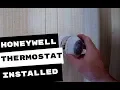 Honeywell Standard T87 Thermostat Installed