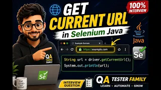Get Current URL in Selenium WebDriver Java Selenium