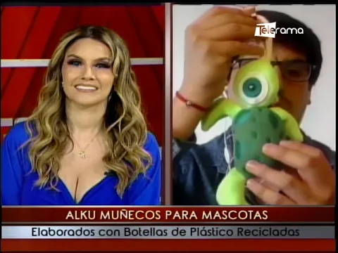 Alku Muñecos para mascotas elaborados con botellas de plástico recicladas